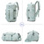 375 Large-capacity Waterproof and Wear-resistant Crossbody Travel Backpack(Charming Purple)