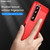 For Sony Xperia 5 III Brushed Texture Carbon Fiber TPU Phone Case(Red)