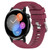 For Huawei Watch 3 22mm Solid Color Soft Silicone Watch Band(Wine Red)