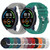 For Xiaomi MI Watch Color 22mm Solid Color Soft Silicone Watch Band(Grey)