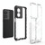 For OPPO A97 5G Shockproof Honeycomb PC + TPU Phone Case(Black)