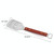 Stainless Steel BBQ Letter Shovel Outdoor Camping BBQ Tools With Bottle Opener Function(Black)