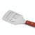 Stainless Steel BBQ Letter Shovel Outdoor Camping BBQ Tools With Bottle Opener Function(Black)