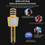 SD17 Phone Karaoke Wireless Bluetooth Microphone (Gold)