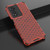 For OPPO A97 5G Shockproof Honeycomb PC + TPU Phone Case(Red)