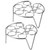 2 PCS Kitchen Stainless Steel Steamed Egg Rack, Style: 4.0 Line High Feet 2 PCS Kitchen Stainless Steel Steamed Egg Rack, Style: 4.0 Line High Feet