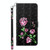 For iPhone 13 3D Painted Leather Phone Case(Rose)