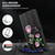 For iPhone 13 3D Painted Leather Phone Case(Rose)