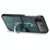 For Samsung Galaxy Z Flip4 Netted Embossing Ring Folding Phone Case (Green)