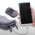 Mobile Phone Power Bank Data Cable EVA Storage Bag(Black)