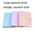 2PCS CAIUL 3 Inch PU Leather Photo Album Digital Photography Photo Collection Commemorative Book(Clove Purple)