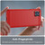 For Samsung Galaxy M33 Brushed Texture Carbon Fiber TPU Phone Case(Red)