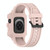 Integrated Silicone Watch Band For Apple Watch Series 9&8&7 41mm / SE 3&SE 2&6&SE&5&4 40mm / 3&2&1 38mm(Pink)