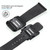 Black Square Buckle Silicone Watch Band For Apple Watch Series 9&8&7 41mm / SE 3&SE 2&6&SE&5&4 40mm / 3&2&1 38mm(Orange)