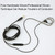 CVJ-V1 1.25m Oxygen-free Copper Silver Plated Upgrade Cable For 0.75mm Earphones, Without Mic