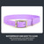 PVC Pet Loop Horsarine Dog Collar, Size: M(Purple)