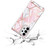 For Samsung Galaxy A13 4G Electroplated Marble Pattern TPU Phone Case(Pink and White)