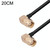 SMA Male Elbow to SMA Male Elbow RG174 RF Coaxial Adapter Cable, Length: 20cm