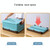 Foldable Book Box Plastic Storage Box, Color: M Banana Yellow