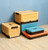 Foldable Book Box Plastic Storage Box, Color: M Banana Yellow