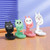 2PCS Mobile Phone Bracket Desktop Cute Cartoon Tablet Live Broadcast Bracket, Style: Cat Ear (Black)