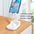 2PCS Mobile Phone Bracket Desktop Cute Cartoon Tablet Live Broadcast Bracket, Style: Cat Ear (Black)