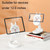 2PCS Mobile Phone Bracket Desktop Cute Cartoon Tablet Live Broadcast Bracket, Style: Cat Ear (Black)