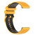 For Huawei Watch 3 22mm Checkered Two-Color Silicone Watch Band(Yellow+Black)