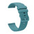 For Samsung Gear Sport 20mm Solid Color Soft Silicone Watch Band(Pine Green)