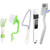 5PCS / Set Groove Cleaning Brush Multi-tool Household Door and Window Brush(White)