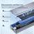 ORICO FV15C3-G2-GY 10Gbps USB3.2 Gen2 Type-C M.2 NVMe/NGFF(SATA) Dual Protocol SSD Enclosure(Grey)