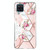 For Samsung Galaxy A12 Electroplated Marble Pattern TPU Phone Case(Rose Pink White) For Samsung Galaxy A12 Electroplated Marble Pattern TPU Phone Case(Rose Pink White)