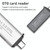 ADS-103 USB 3.0 Female Multifunctional OTG Card Reader(Silver)