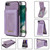 For iPhone SE 2022 / SE 2020 / 8 / 7 N.BEKUS Vertical Flip Card Slot RFID Phone Case(Purple)