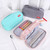 Large Capacity Multi-layer Portable Stationery Bag Canvas Pen Bag(Black)