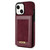 For iPhone 13 N.BEKUS Vertical Flip Card Slot RFID Phone Case(Wine Red)