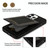 For iPhone 13 Pro N.BEKUS Vertical Flip Card Slot RFID Phone Case (Black)