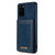 For Samsung Galaxy S20 FE N.Bekus Vertical Flip Card Slot RFID Phone Case(Blue)