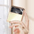 For Samsung Galaxy Z Flip4 GKK Integrated Electroplating Full Coverage Phone Case(Black)