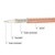 IPX Female to GG1735 MMCX Female RG178 Adapter Cable, Length: 15cm