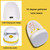 Mini Shark Phototherapy Lamp Portable Quick Dry Nail Lamp, Color: Pink
