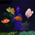 2 PCS Simulation Luminous Tropical Fish Tank Landscaping Fake Decorations(Ugly Fish  F02)