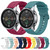 For Xiaomi Watch Color 22mm Solid Color Soft Silicone Watch Band(Wine Red)