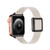 Magnetic Black Square Buckle Watch Band For Apple Watch Series 9&8&7 41mm / SE 3&SE 2&6&SE&5&4 40mm / 3&2&1 38mm(Starlight)