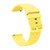 For Amazfit GTS 2 Mini 20mm Solid Color Soft Silicone Watch Band(Yellow)