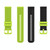 For Xiaomi Haylou RS4 LS12 22mm Checkered Two-Color Silicone Watch Band(Lime Green+Black)