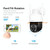 SriHome SH041 5.0MP 20X Optical Zoom 2.4G/5G WiFi IP66 Waterproof AI Auto Tracking H.265 Video Surveillance, Plug Type:AU Plug(White)
