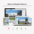 SriHome SH041 5.0MP 20X Optical Zoom 2.4G/5G WiFi IP66 Waterproof AI Auto Tracking H.265 Video Surveillance, Plug Type:AU Plug(White)