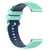 For Amazfit GTR 2 22mm Checkered Two-Color Silicone Watch Band(Teal+Blue)