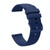 For Garmin Venu 20mm Solid Color Soft Silicone Watch Band(Navy Blue)
